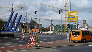 Straßenkreuzung Ettlinger Tor
