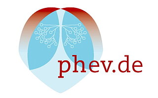 Das Bild zeigt das Logo des Vereins pulmonale hypertonie e. v.