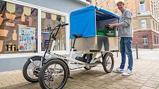 Projekt „flottes Gewerbe“ Lastenräder für die gewerbliche Nutzung – Einsatz im Lebensmittelhandel