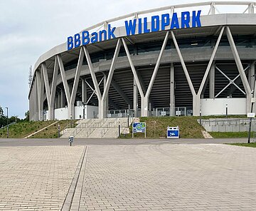 BBBank Wildpark kurz vor Eröffnung