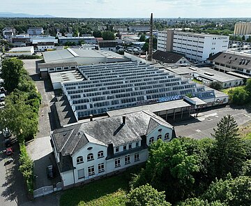 Die alte Tabakfabrik in Grünwinkel.