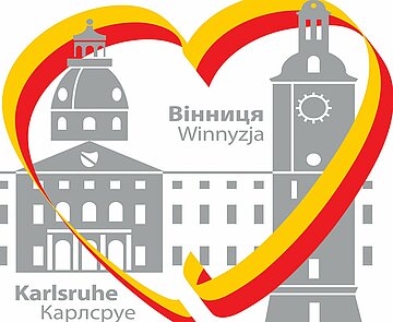 Logo Städtepartnerschaft Karlsruhe Winnyzja