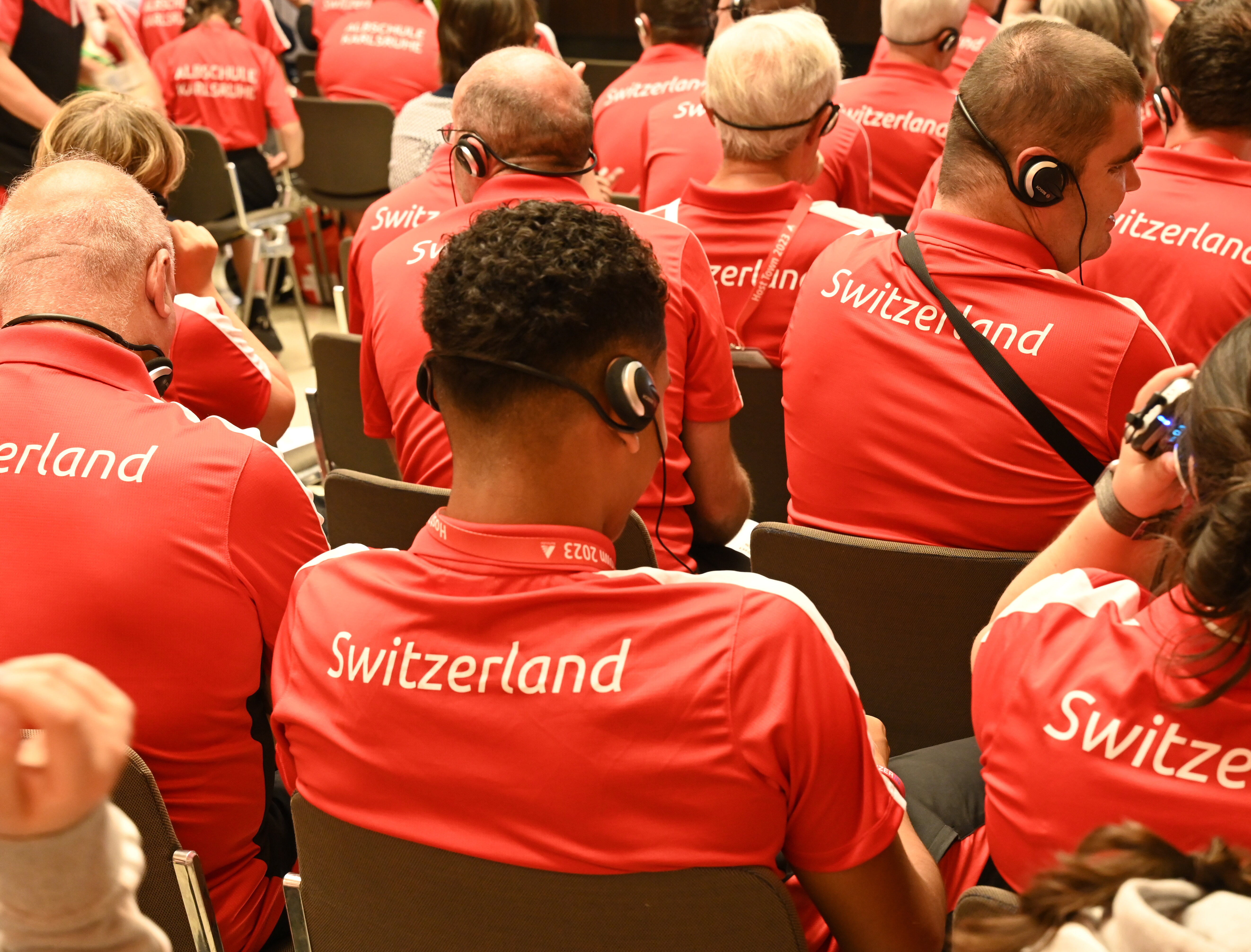 Die Schweizer Delegation zu den Special Olympics 2023 ist in Karlsruhe zu Gast