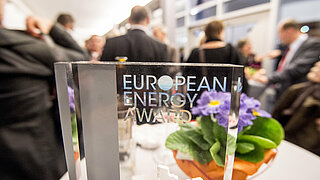 Verleihung des European Energy Award in der Gottlieb - Daimler - Schule in Sindelfingen.