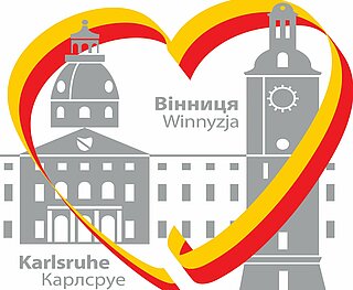 Logo Städtepartnerschaft Karlsruhe Winnyzja