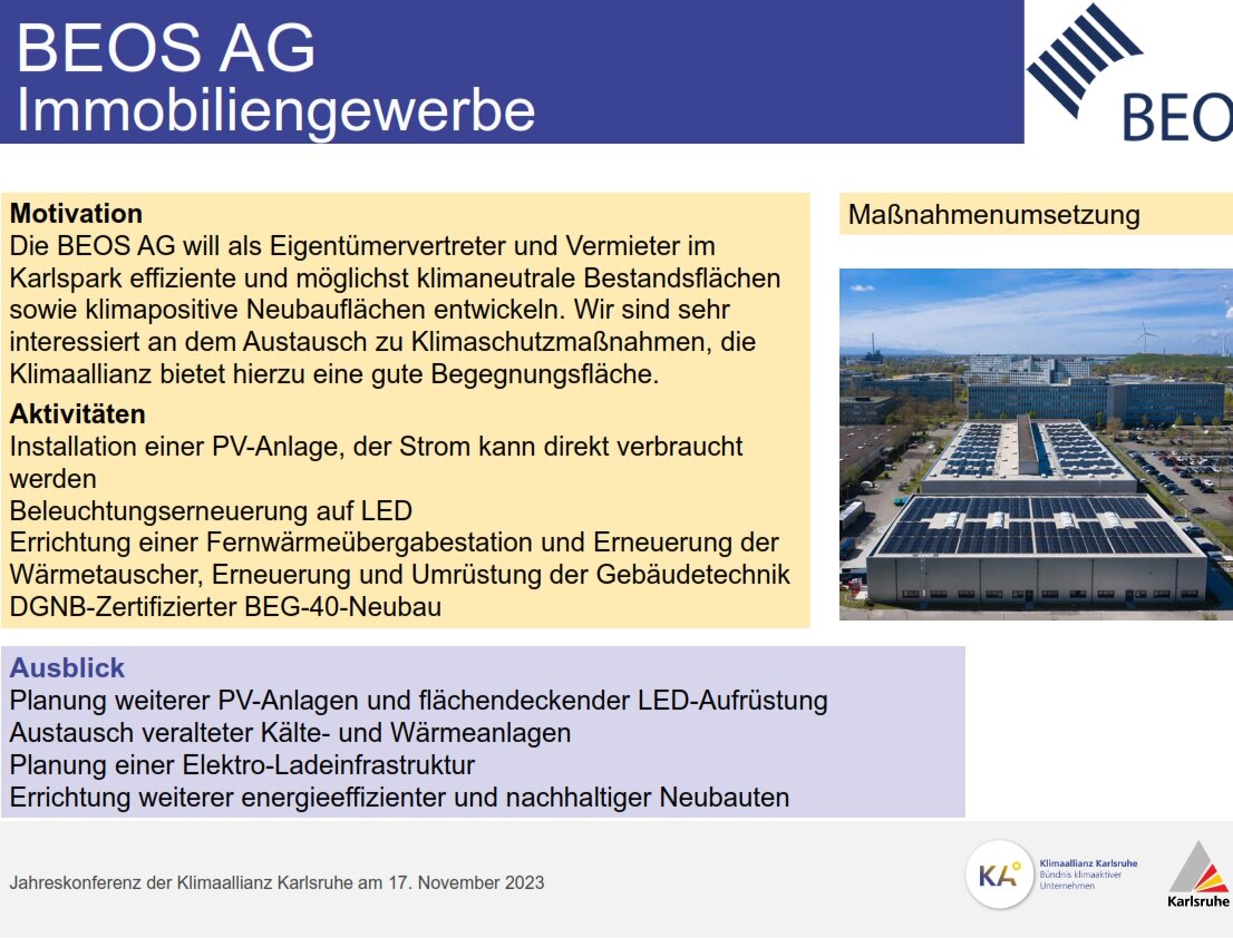 BEOS AG Firmenpräsentation