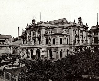 Fotografie des Prinz-Max-Palais, um 1896.