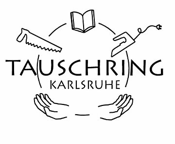 Das Bild ist das Logo des Tauschrings Karlsruhe.