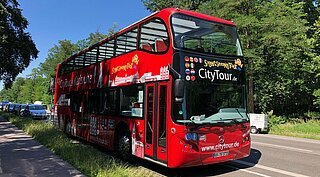 Das Foto zeigt einen CityTour Bus