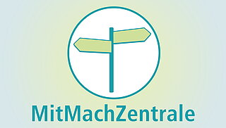 Das Bild zeigt das Logo der Initiative MitMachZentrale.