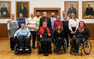 Gruppenfoto Beirat für Menschen mit Behinderung