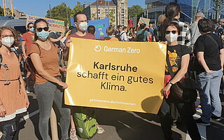 German Zero Karlsruhe setzt sich für ein gutes Klima in unserer Stadt ein.
