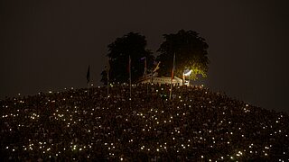 Mount Klotz leuchtet bei Das Fest 2022