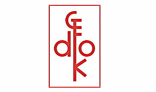 Das Bild zeigt das Logo GEDOK Karlsruhe e. V.